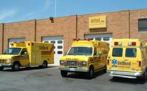 Ambulancias de los Hermanos Ballard en Wenatchee, Washington.