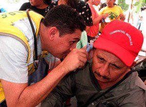 Helseaksjon organisert av Comandos de Salvamento, Zacatecoluca