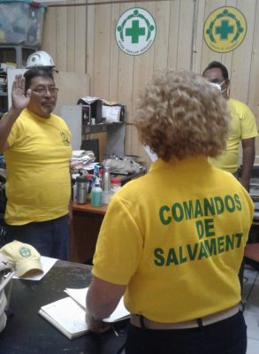 EXECUTIVE DIRECTOR OF COMANDOS DE SALVAMENTO SWORN IN